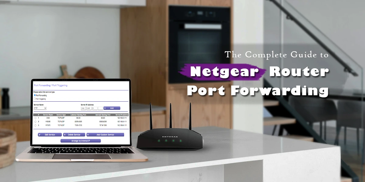 netgear router port forwarding